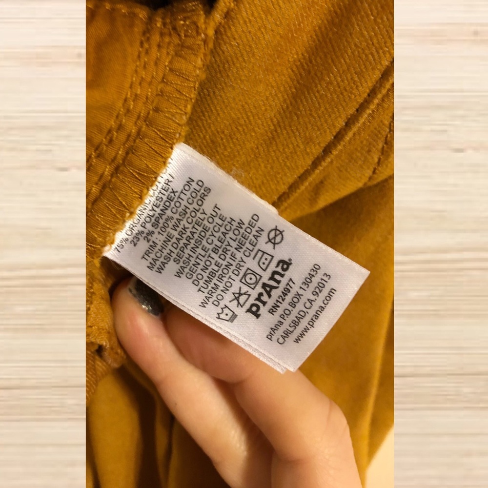 prAna Yellow Ombre Jeans - Picture 6 of 7